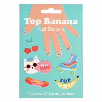 Top Banana Nail Stickers 