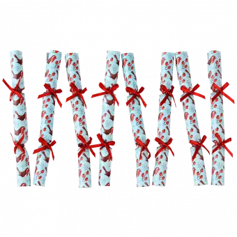 Winter Walk Mini Christmas Tree Decorations (pack Of 8)