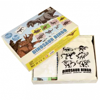 Prehistoric land bingo game