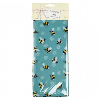 Bumblebee tissue paper sheets in packaging