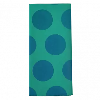 Blue on turquoise Spotlight tissue paper sheets