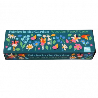 Fairies In The Garden Wooden Pencil Case
