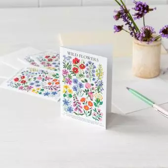 Wild Flowers Greeting Cards (pack Of 10)