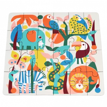 wild wonders 24 piece mini puzzle