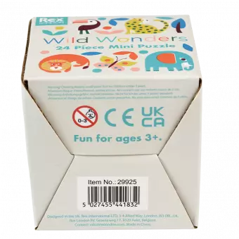 wild wonders 24 piece mini puzzle