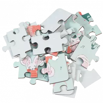 Mimi And Milo 24 Piece Mini Puzzle