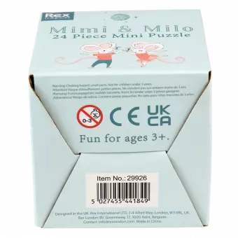 Mimi And Milo 24 Piece Mini Puzzle