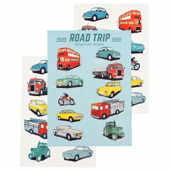 Road Trip Temporary Tattoos