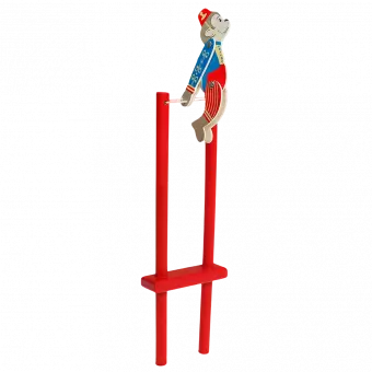 Sideshow Monkey Wooden Acrobatic Toy