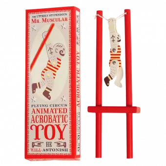 Mr Muscular Wooden Acrobatic Toy