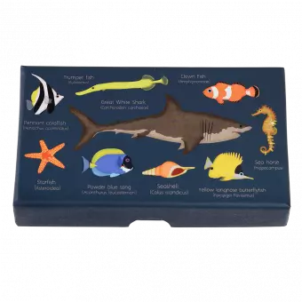 Ocean Set Of Mini Stamps