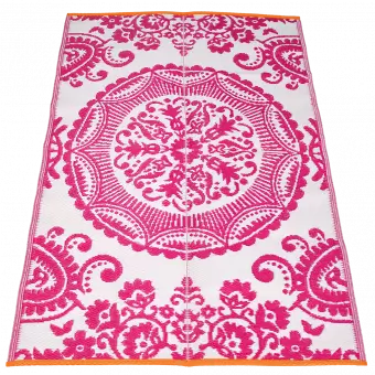 Pink Recycled Floor Mat 180x120cm