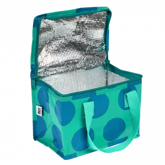 Blue On Turquoise Spotlight Lunch Bag