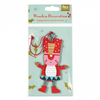 Wooden Soldier Christmas Decoration