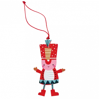 Wooden Soldier Christmas Decoration