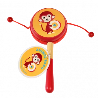 Animal Band Rattle Drum
