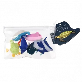 Ocean Erasers (set Of 6)