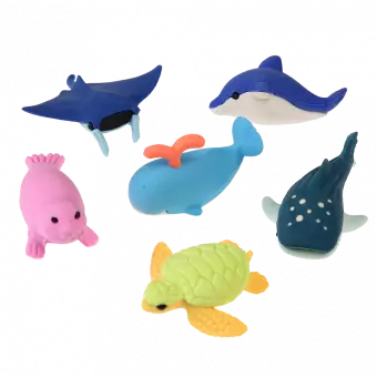 Ocean Erasers (set Of 6)