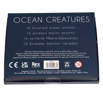 Assorted Ocean Animals (box Of 16)