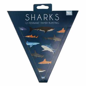 Sharks Paper Bunting