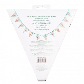 Wild Flowers Paper Bunting
