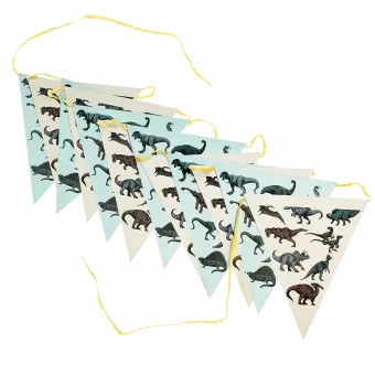 Prehistoric Land Paper Bunting