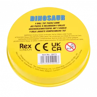 Prehistoric Land Dinosaur Tin Tilt Puzzle