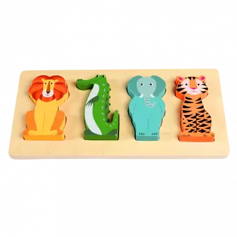Colourful Creatures Wooden Puzzle