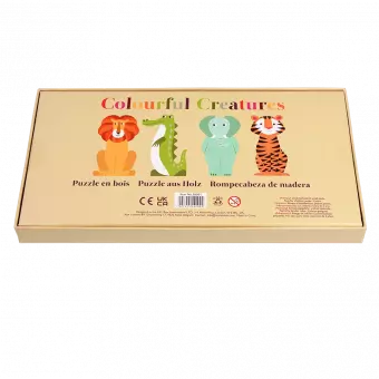 Colourful Creatures Wooden Puzzle