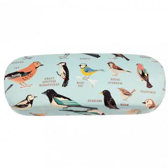 Garden Birds Glasses Case & Cleaning Cloth