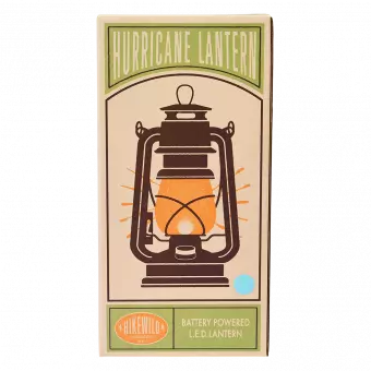Light Blue Led Hurricane Lantern