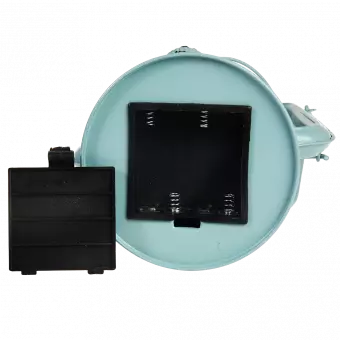 Light Blue Led Hurricane Lantern