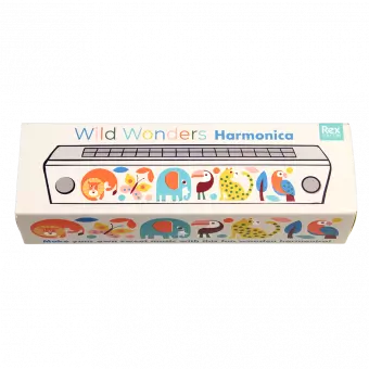 Wild Wonders Wooden Harmonica