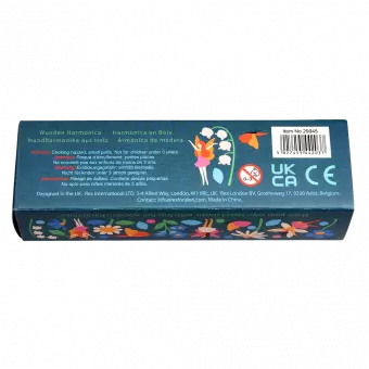 Fairies in the Garden Wooden Harmonica