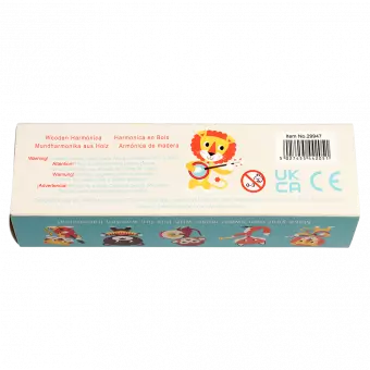 Animal Band Wooden Harmonica