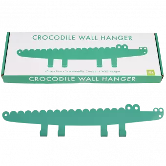 Crocodile Metal Wall Hanger
