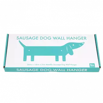 Sausage Dog Metal Wall Hanger