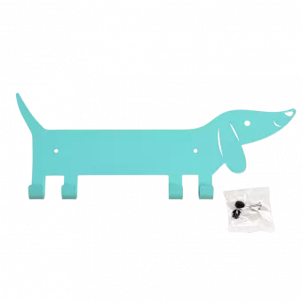 Sausage Dog Metal Wall Hanger