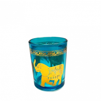 Elephant Blue Tealight Holder