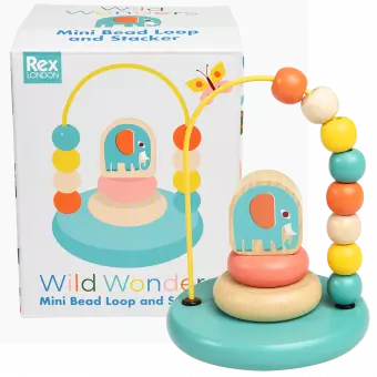 Wild Wonders Mini Bead Loop And Stacker Toy