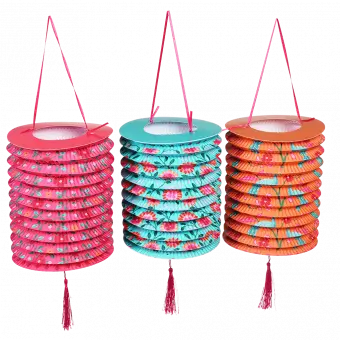 Decorative Paper Lanterns (set Of 3)