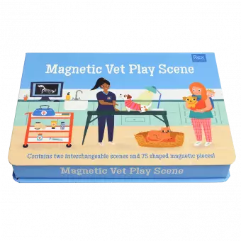 Magnetic Vet Play Scene Kit