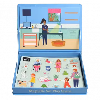 Magnetic Vet Play Scene Kit