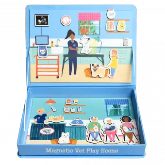 Magnetic Vet Play Scene Kit