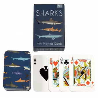 Sharks Mini Playing Cards