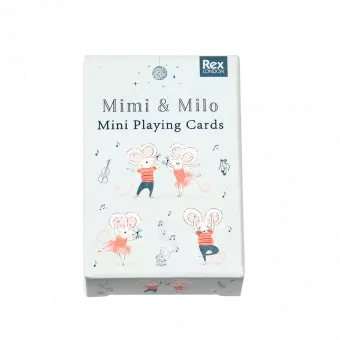 Mimi And Milo Mini Playing Cards