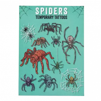 Temporary Tattoos - Spiders