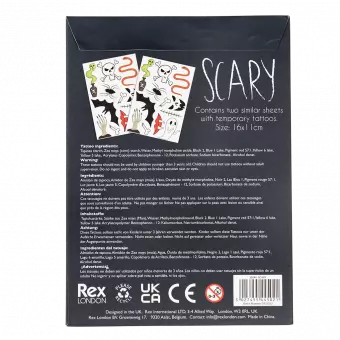 Temporary Tattoos - Scary