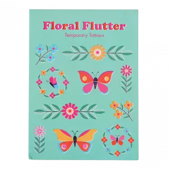 Temporary Tattoos - Floral Flutter