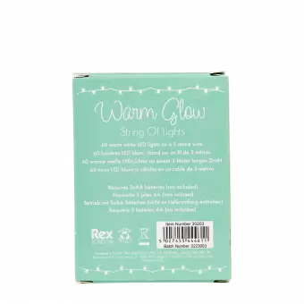 Warm Glow String Of Led Lights (3 Metres)